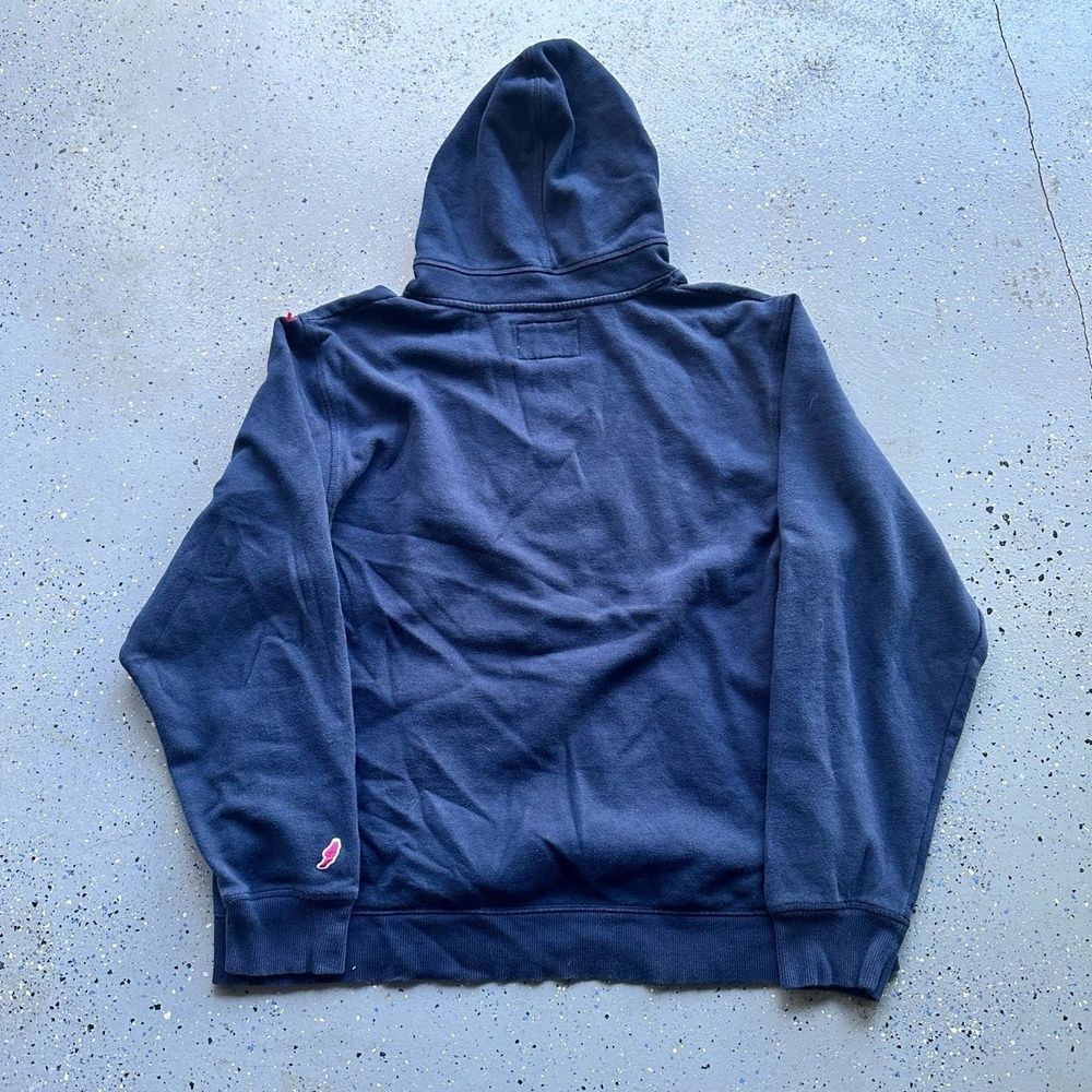 VTG Butler Bulldogs Hoodie XL Navy Blue Pullover Mascot Graphic Fan Gear - Picture 5 of 6